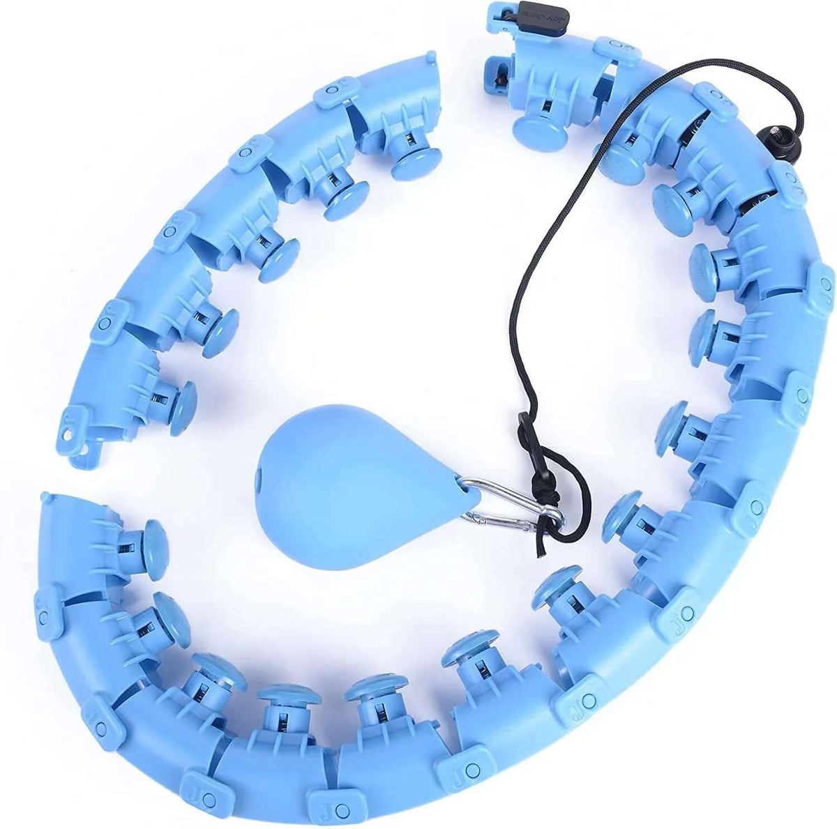 adjustable weighted hula hoop j